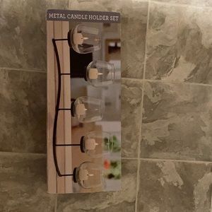New Metal candle holder set